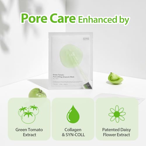 SUNGBOON EDITOR Green Tomato Pore Lifting Ampoule Mask *10EA