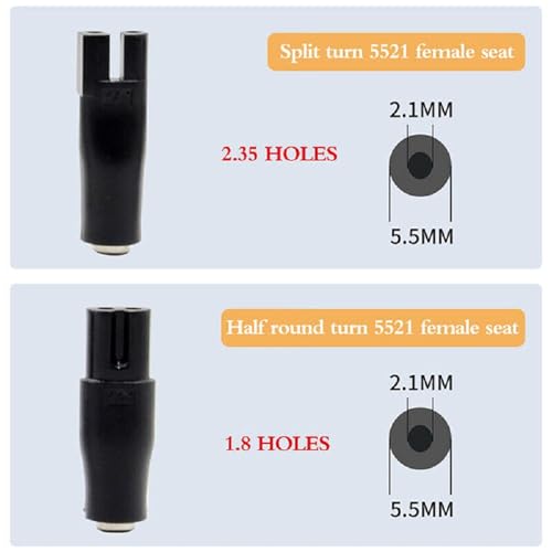 BODYA Universal USB Adapter Charger Cable Charging Cable DC Converter Power Cord for Electric Shaver Hair Clipper DC 5.5 * 2.1mm Black