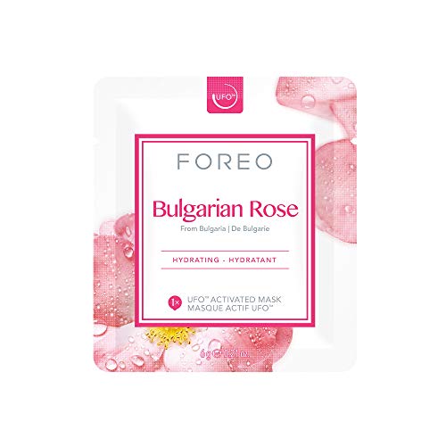 FOREO UFO Activated Mask Treatment for Anti-Aging, Bulgarian Rose, 0.21 Ounce (Pack of 6)