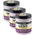 Aunt Jackie's Curl La La, Lightweight Curl Defining Custard, Enriched with Shea Butter & Olive Oil, Basic, 15 Ounce (Pack of 3)