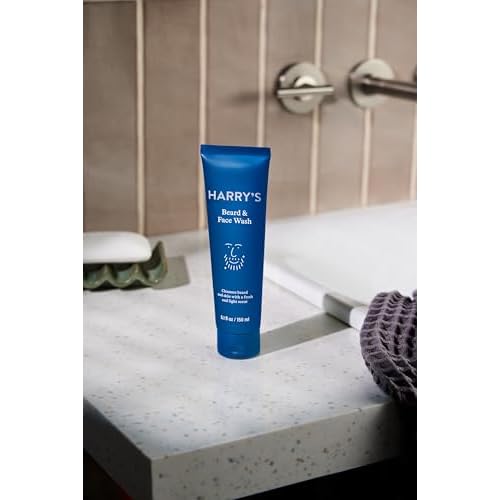 Harry's Beard and Face Wash with Willow Bark Extract, Non-drying Formula, 5.1 FL Oz