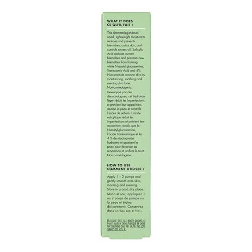 e.l.f. SKIN Blemish Breakthrough Calming Water Cream, Lightweight Blemish-Fighting Face Moisturiser, Prevents New Blemishes & Calms Skin