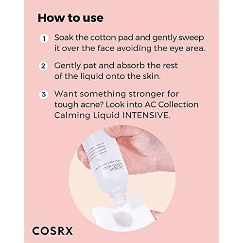 COSRX AC COLLECTION CALMING LIQUID MILD, 4.22 Ounce