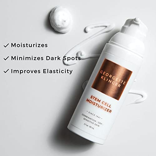 Stem Cell Moisturizer - Anti-Aging Facial Cream with Vitamin E, Hydrates, Boosts Cell Turnover, Improves Skin Elasticity to Visibly Reduce Lines, Dark Spots and Wrinkles - 1.7 oz by Georgette Klinger