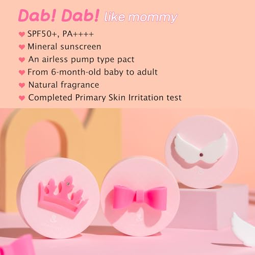 peach and Baby Kids Mineral Sun Cushion SPF50+ PA++++ (Angel's Wings)