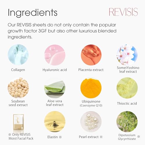 Moist Facial Pack (10sheets) collagen, hyaluronic acid, placenta extract and cherry blossom extract, Made in Japan
