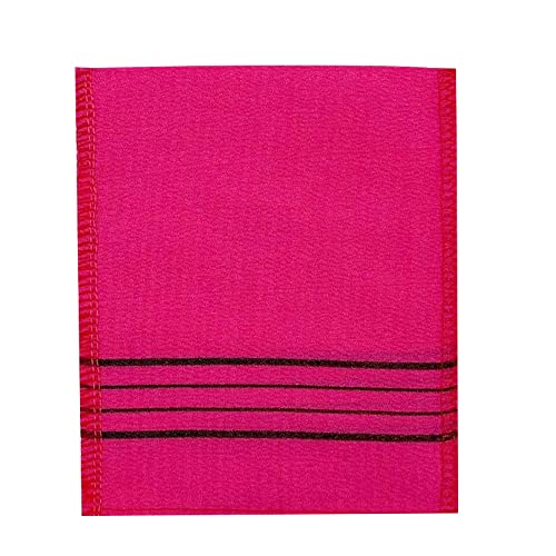 Genuine Korean Exfoliating Scrub Bath Mitten 20pcs -14 cm x 15 cm (5 inch x 6.3 inch) Red