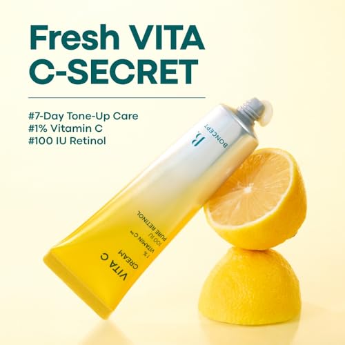 Vita C Cream ? Hydrating & Firming Korean Vitamin C Moisturizer, Radiant-Looking Skin & Healthy Glow, 1.69 fl. oz. 50ml