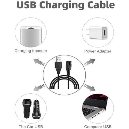 for GSKY Hair Clippers Charger Cord Charging Cord Compatible with GSKY Cordless Mens Hair Trimmer Charger