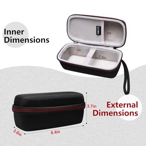 LTGEM Hard Travel Storage Carrying Case for Conair GIRLBOMB Shaver and Body Polish Kit for Women - Travel Carrying Electric Razor Hard Case