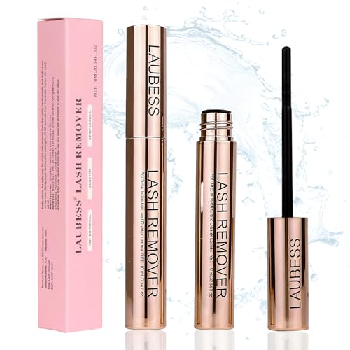 Lash Remover for Lash Extensions 10ML LAUBESS Lash Glue Remover Lash Bond and Seal Remover Lash Extension Remover Lash Cluster Remover Eyelash Remover for Lash Clusters