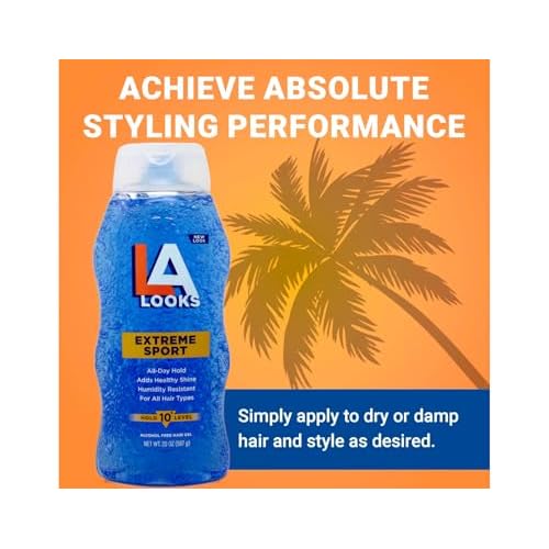 L.A. Looks Sport Activity Proof Power Gel, Mega X-Treme Hold 20 oz (Pack of1)