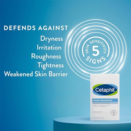 Gentle Cleansing Bar for Dry/Sensitive Skin 4.50 oz (Pack of 12)