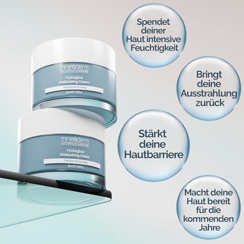Hydraglow Moisturising Face Cream - With HYDRAFENCE AQUAXYL & Vitamin E - Supports Skin Elasticity and Skin Barrier - For Radiantly Fresh Complexion - 1,69 fl oz