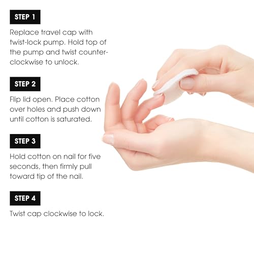 Deborah Lippmann The Stripper | Nail Polish Remover, Fast-Acting | Hydrating Aloe Vera to Prevent Dryness & No Chalky Residue | Lavender Scent