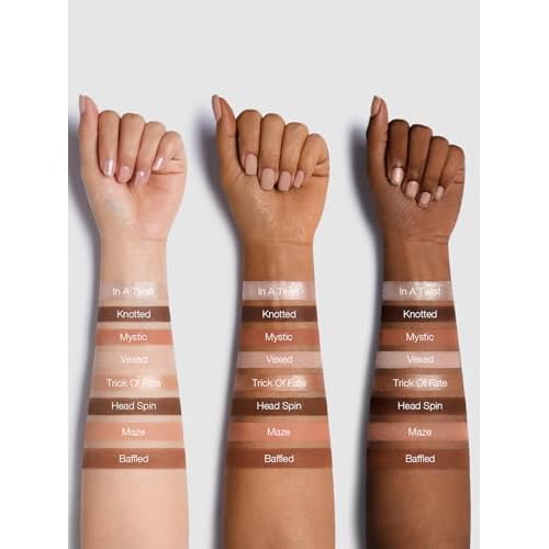 SHEGLAM 8-Color Shimmer Matte Eyeshadow Palette Smooth Blendable Jazy Jigsaw Eyeshadow Palette-Hued in Nude
