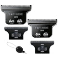 2215 Adjustable Zero-Gap T Blade Replacement for Wahl 5 Star Detailer Li Trimmer Models 8081/8171 (Black-2)