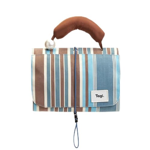 Tagi. Hot Dog Egg Roll Storage Bag Makeup Bag (Seasalt Holidays)