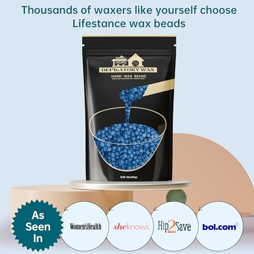 Lifestance L2 Digital Wax Warmer Hair Removal Kit + 1LB Chamomile Wax Beads