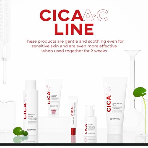 DERMAFIRM Cica AC Spot Cream - Centella Asiatica Hydrating Cream for Face - Age Defying Korean Beauty Acne Care Niacinamide Zit Face Moisturizer for Dry Sensitive Skin 0.53 oz