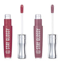 Rimmel Stay Glossy Lip Gloss Bundle with 340 Captivate Me! and 200 Tainted Love, .18oz Each