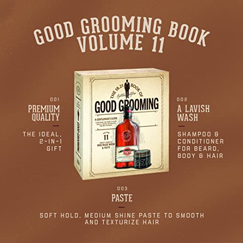 18.21 Man Made Men's Book of Good Grooming Gift Set