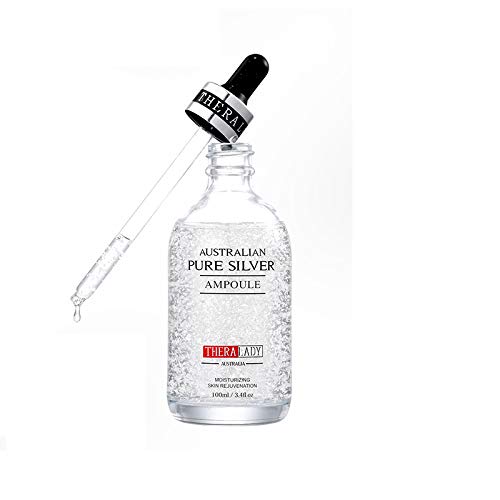 TheraLady Australian Pure Silver AMPOULE, Moisturizing, Skin Rejuvenation Ampoule, 100ml / 3.4fl. oz