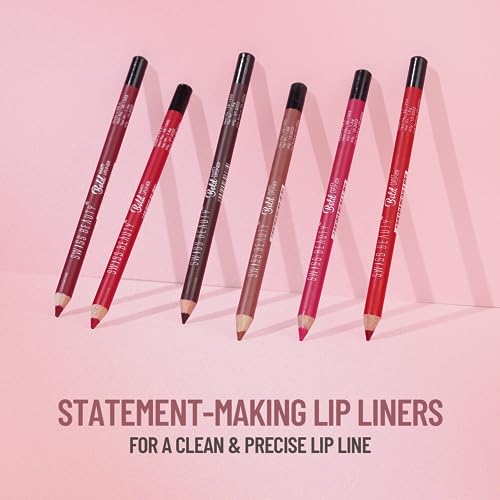 SWISS BEAUTY Bold Matt Lip Liner | Long-lasting |Matte Finish | Non-drying | Shade-01, 1.6gm