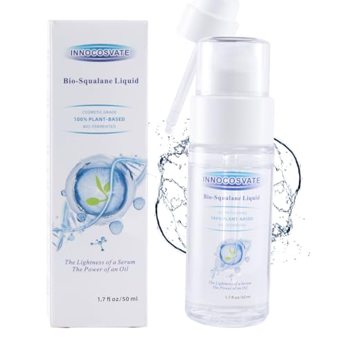 100% Plant-Based Squalane Oil ? Bio-Fermented Skin Barrier Repair Serum, Anti-Aging Moisturizer, Non-Greasy Hydration for All Skin Types