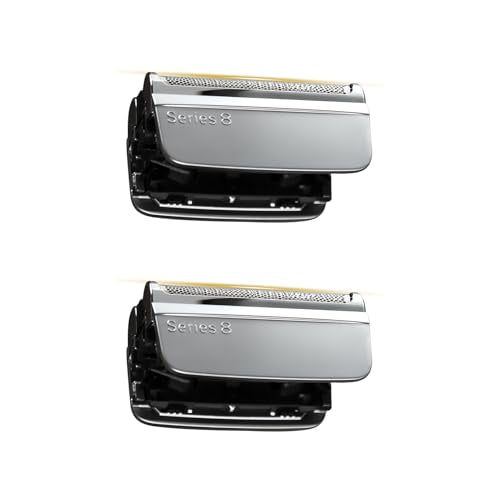 2 Pack Series 8 Wet and Dry Replacement Heads for all S8 Razors, 83M Shaver Head With Smooth and Close Shaving, No Pulliing.