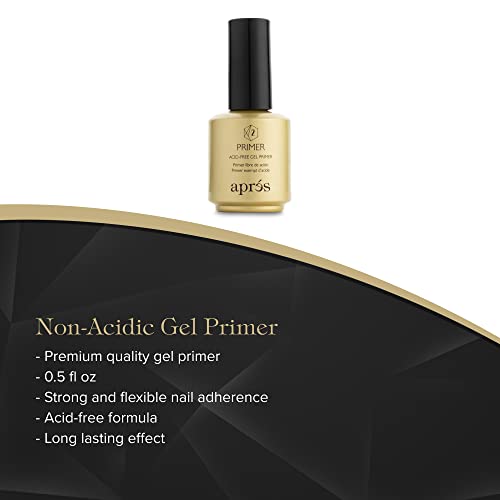 APR?S Gel-X Professional Nail Kit - Gold Bottle pH Bonder, Acid-Free Primer, and Extend Soak Off Soft Gel Formula (15 ml each)
