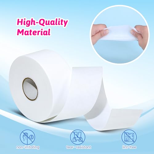 Non-woven Wax Strip Roll for Body and Facial Hair Removal, 3 Inches x 60 Yards Pack Salon Quality Epilating Roll
