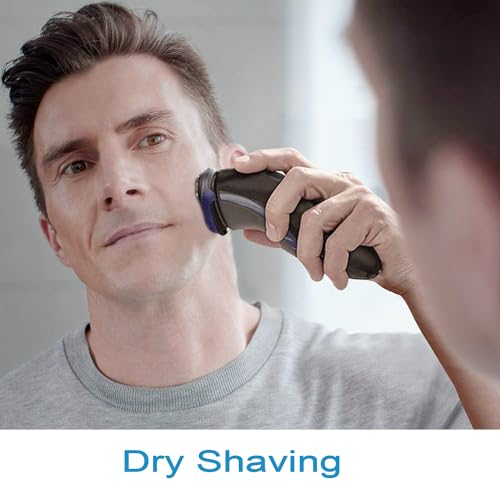 SH30 Replacement Heads for Phlips Norelco Electric Shaver Series 1000, 2000, 3000 and S738 Click and Style, SH30 Shaving Heads Easy Cut