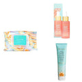 Island Glow Bundle: Glowing Makeup Remover Wipes, Glow Baby Face Serum, and Sea Foam Face Wash