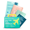 Patchology On The Fly Travel Facial Kit ? Travel-Friendly Hydrating Skincare Essentials for Face, Eyes and Lips ? Includes 2 Pair Under Eye Patches, 2 Hydrate Sheet Mask for Refreshed Skin,1 Lip Mask