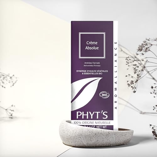 Phyts Absolute Cream - Anti-Ageing Face Moisturizer with Lemon and Lavandin Essential Oils - Face Cream Reduces Wrinkles and Firms Skin - 1.4 oz