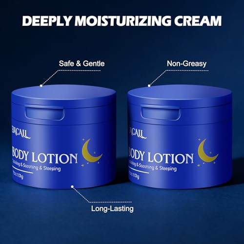Body Lotion with Deep Moisturizing, Body Moisturizer Cream for Repair Dry Skin, Non-Greasy & Fast Absorbing, Fragrance-Free