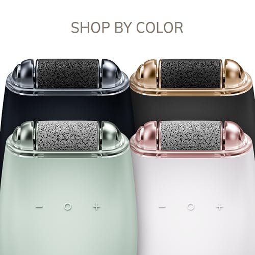 GESKE Electric Pumice Foot Smoothing Roller | 7 in 1 | Electric Foot File & Exfoliator | Long-Lasting Pumice Stone | for Smooth Feet | Advanced Callus Removal | Ideal for Your Pedicure Set