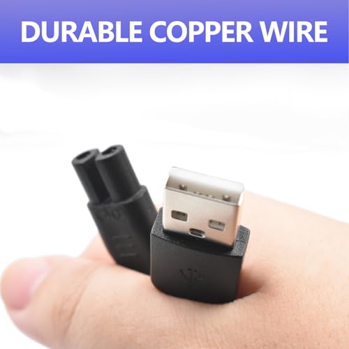 Universal Hair Clipper Charger Cord, Replacement Charger for Various Electric Hair Clipper,Shavers,Razors,Trimmer, for Various Dog Clippers, fits oneisall Dog Clippers etc