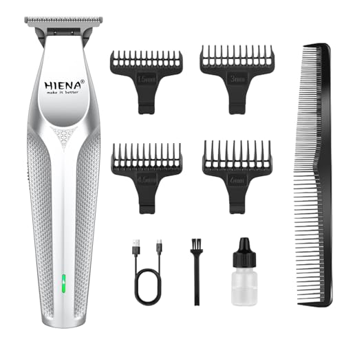 Hair Trimmer for Men, Zero Gapped Cordless Hair Clippers with Precision Blade, Rechargeable Barber Clipper with USB-C Charging