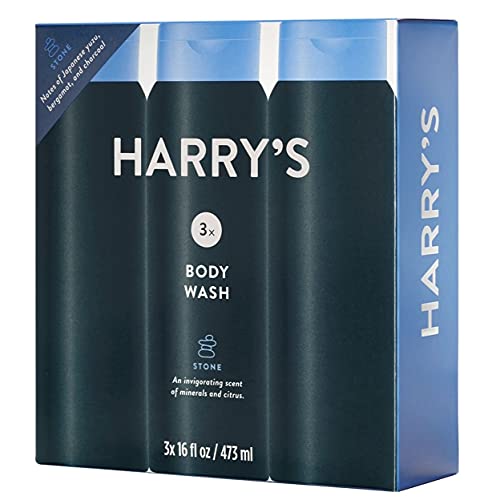 Harry?s Men?s Body Wash, Stone Scent, 16 Fluid Ounce (Pack of 3)