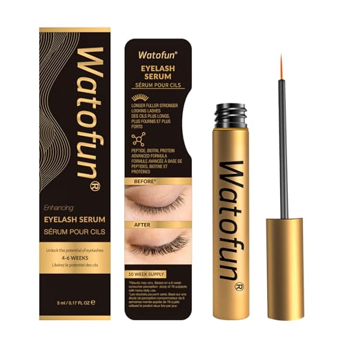 Eyelash Growth Serum with Peptide&Vitamin Infused Formula -Eyelash Serum For Longer, Thicker, Fuller Lashes -Lash serum for Eye lash Growth Safe for Natural Lashes &Extensions-Vegan & Cruelty-Free,5mL