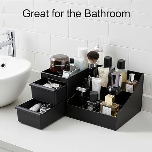 Cologne Organizer for Men,Cologne Stand,Perfume Stand Holder,Cologne Shelf,Dresser Organizers,Organizador de Perfumes,Perfume Stand Organizer for Bedroom,Black