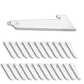 OUTDOOR EDGE RazorSafe 3" Utility | 24 Value Pack of Stainless EDC Utility Blades | Compatible with Outdoor Edge 3" Razor Blade Knives | Perfect for Work & Everyday Carry