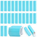 Framendino, 50 Pack Blue Kraft Lipstick Boxes Rectangle Reusable Lip Balm Packaging Cases Gift Wrapping Box for DIY