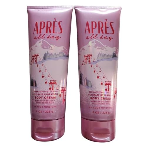Bath & Body Works Apr?s All Day Ultimate Hydration Body Cream 8 Ounces Pack of 2