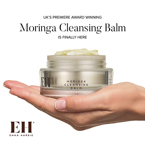 Emma Hardie Hydrate & Protect Kit, Gift Sets Includes: 50ml Moringa Cleansing Balm, 15ml Midas Touch Revitalising Cream, 15ml Protect & Prime SPF30 Cream, 15ml Pink Clay Detox Mask & a Cleansing Cloth