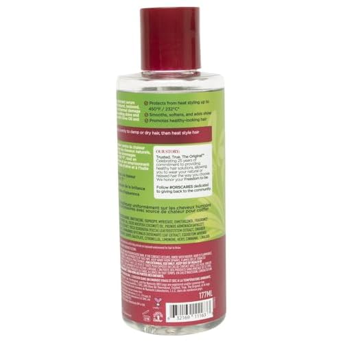 ORS Olive Oil Heat Protection Hair Serum infused with Coconut Oil for Restorative Shine 6 Ounces