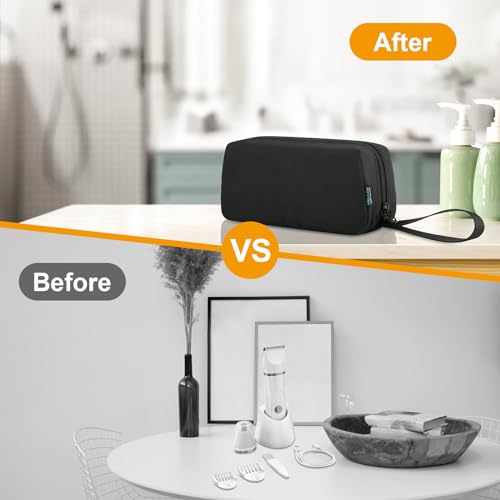 Beautyflier Carrying Bag Compatible with Risina Bikini Trimmer for Women, Travel Holder for OLOV Electric Body Hair Trimmer, Travel Carrier Case for Cordless Body Shaver for Trip (Bag Only)