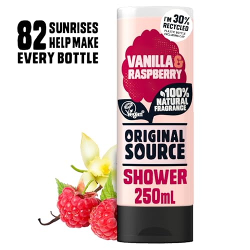 Cussons Vanilla Milk and Raspberry Original Source Shower Gel